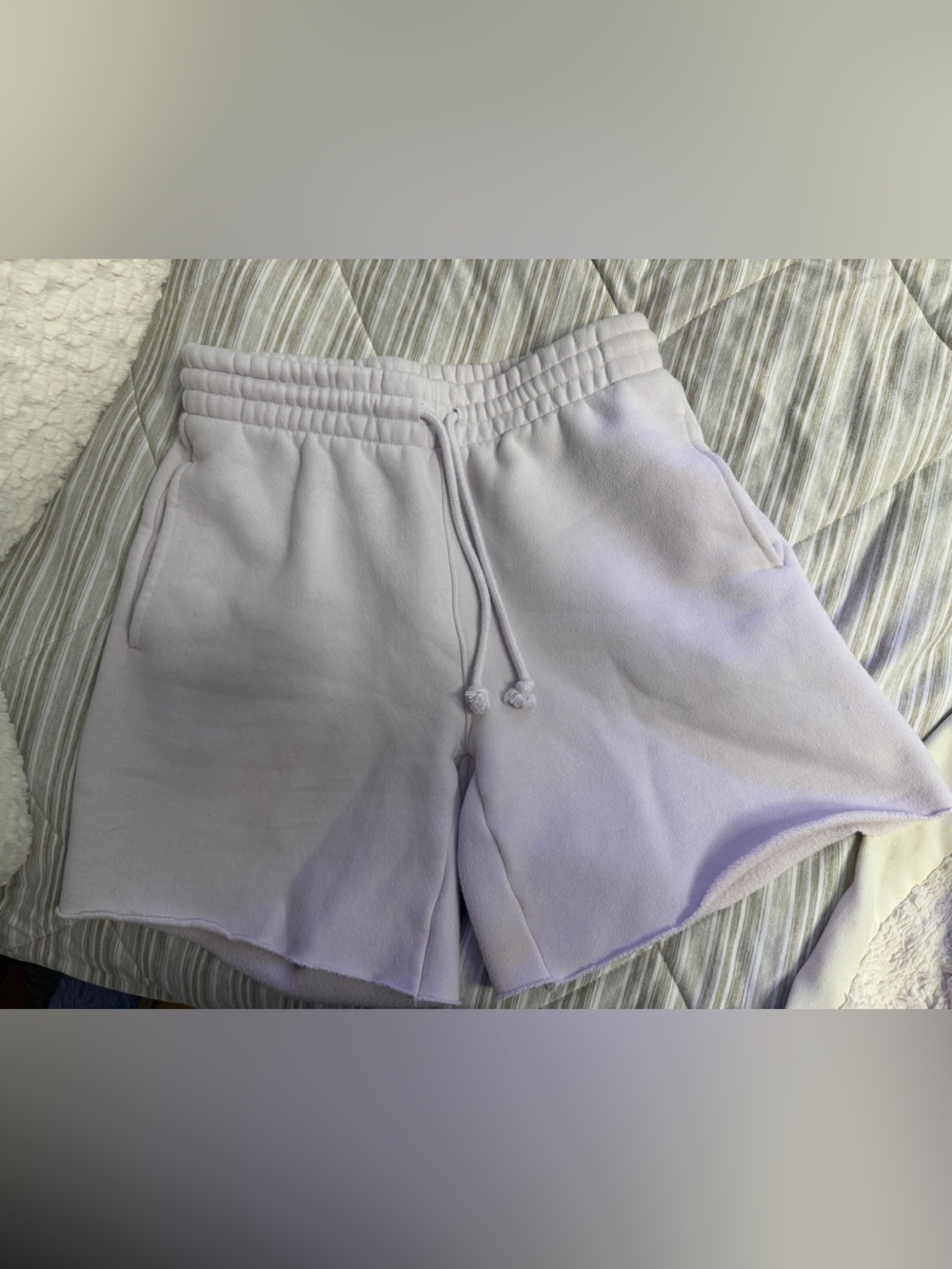 TNA cozy fleece boyfriend shorts